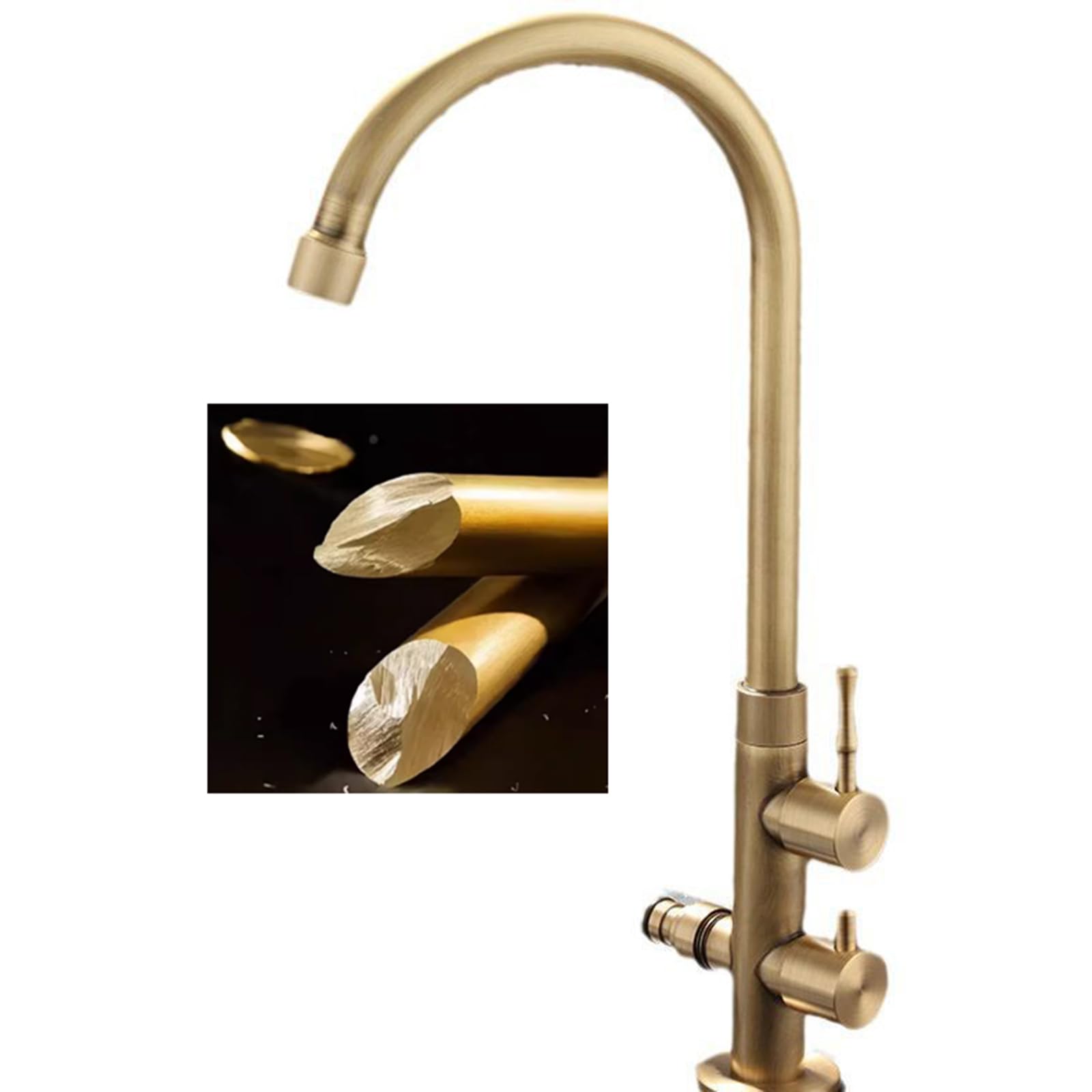 Grifo Lavadora Doble Salida Grifo Mezclador De Baño Grifos Agua Fria Doble Manija,Antigüedad