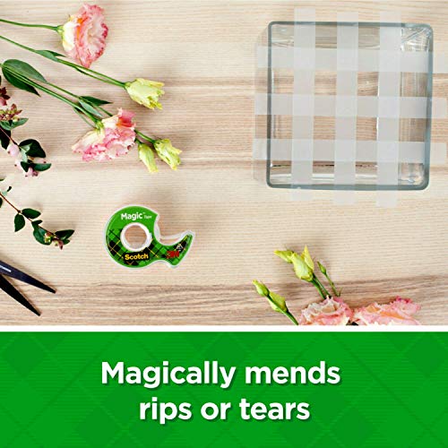 Scotch Magic Tape, 6 Rolls, Numerous Applications, Invisible, Engineered For Repairing, 3/4 X 1000 Inches, Boxed (810K6) #TOP2