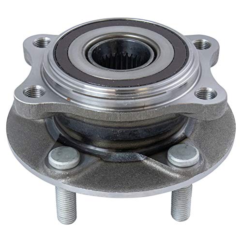 Image of TRQ Front Driver and Passenger Side Wheel Bearing and Hub Assembly Set 2 Piece Compatible with 14-18 Mazda 3 Japan Built Models 1st VIN Digit J 14-18 3 Mexico Built Models 1st VIN Digit 3 16-21 CX-3