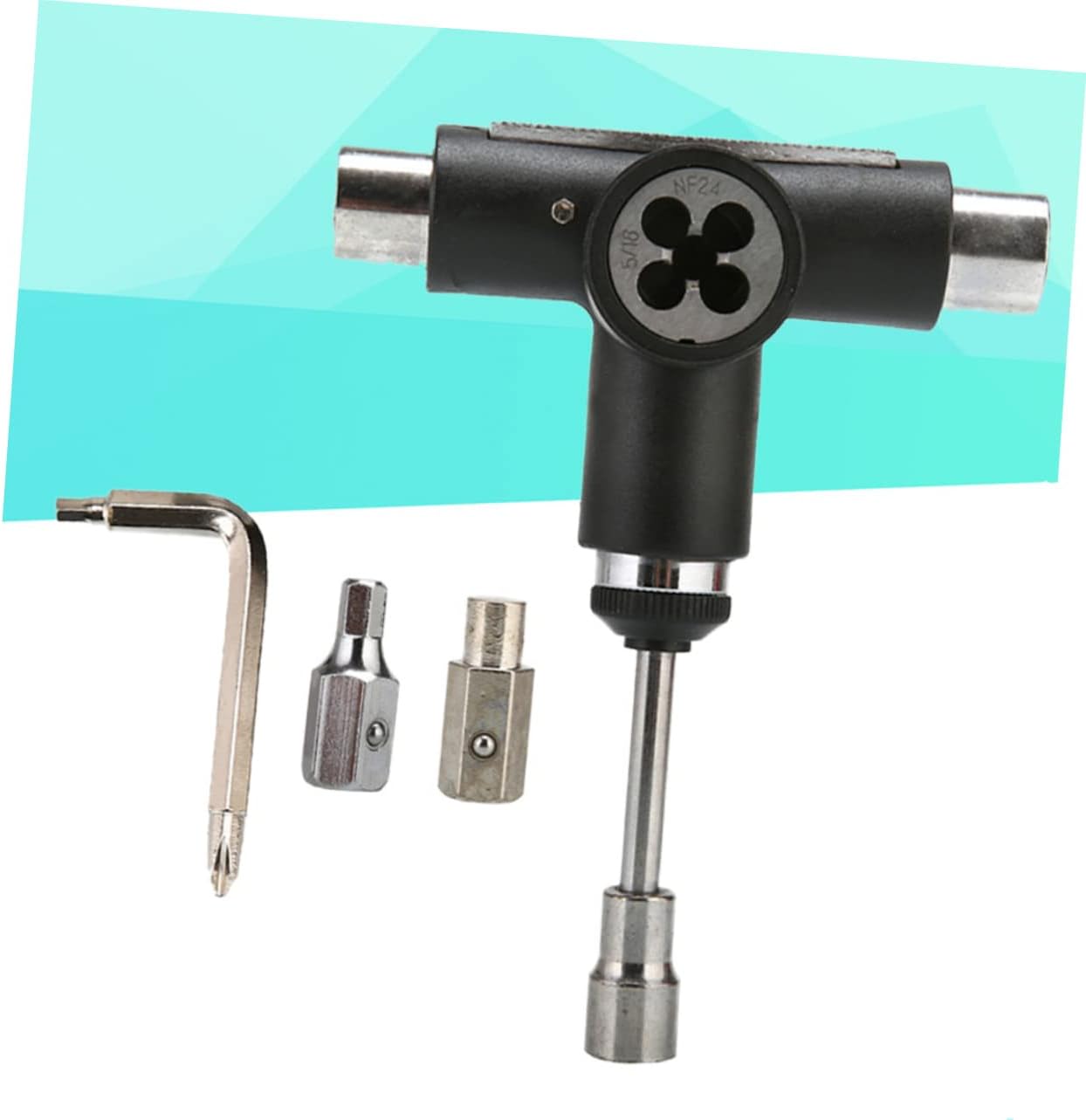 Mini Skateboard T-Tool Skateboard Hardware Kit Universal Skate Tool for and Cruisers