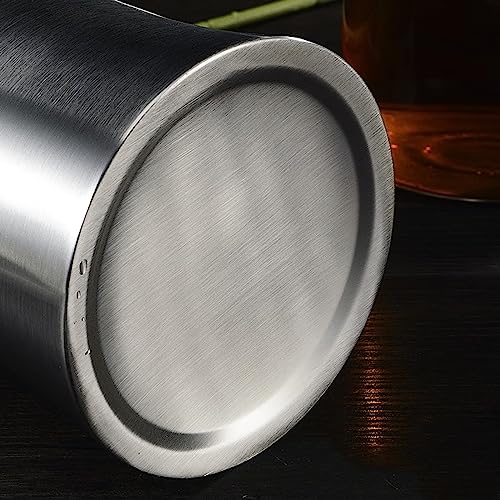 Cubitera de acero inoxidable de 2L y contenedor de cubitos de hielo moderno 7