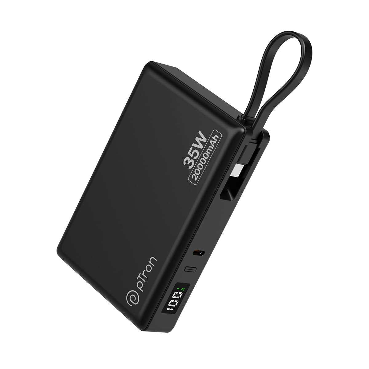 pTron Dynamo Sprint 20000mAh 35W Super Fast Charging, USB Type-C Input