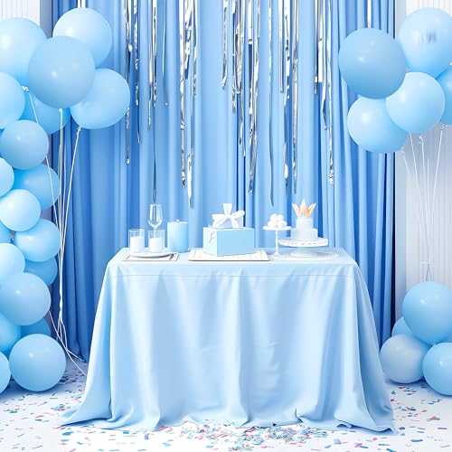 Image of Party Propz Pastel Blue Balloons - 25 Pcs Blue Pastel Colour Balloons For Birthday Decoration | Pastels Blue's Balloon | Balloon For Decoration | Colour Balloon's (latex)