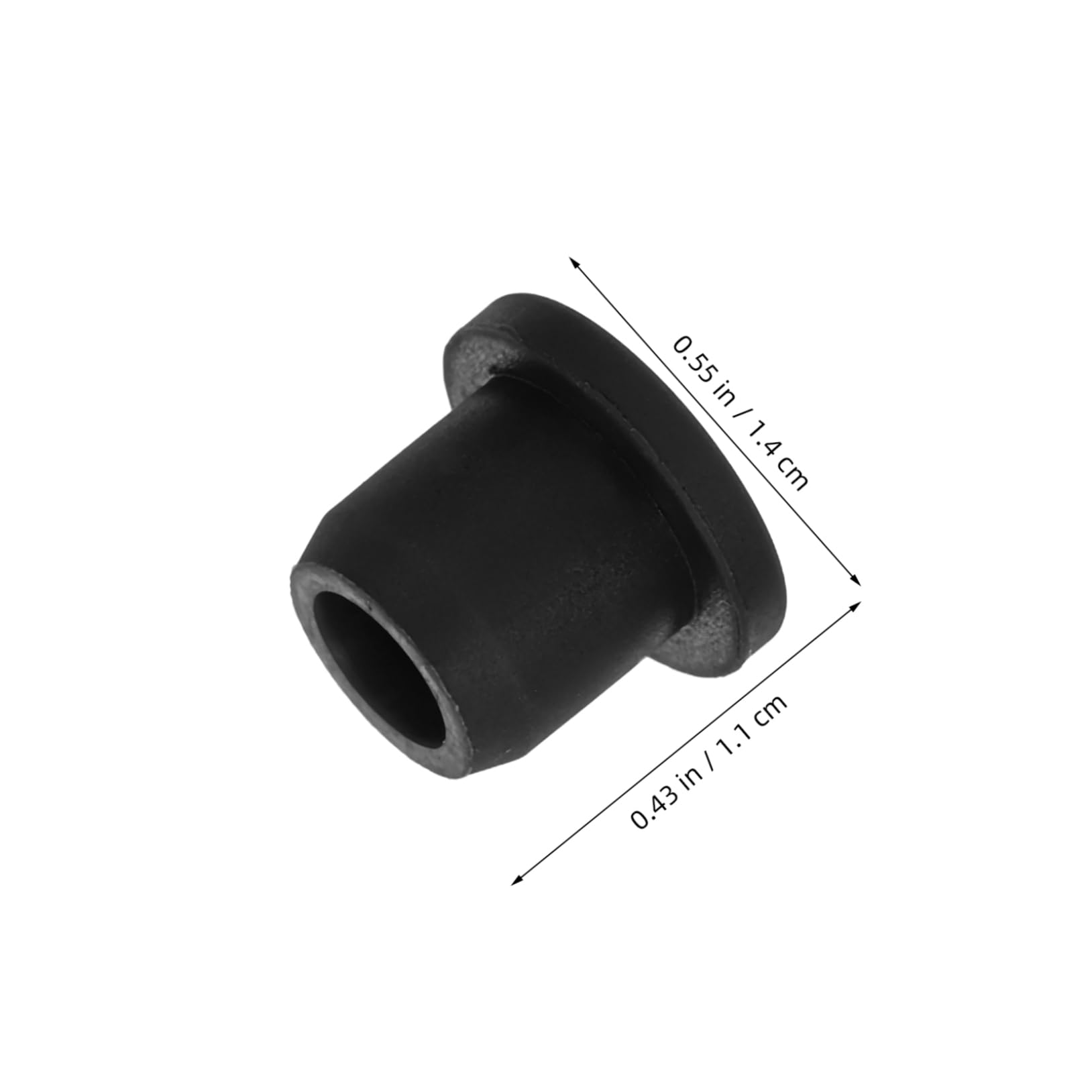 PRETYZOOM Pcs Rubber Stoppers for Lab Use Black a Sealing Plugs for Vials Household Kitchen Leakproof
