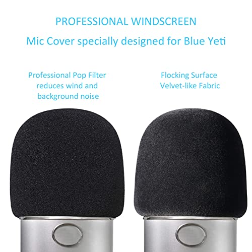 Blue Yeti Shock Mount Boom Scissor Arm Stand With 2 Foam Windscreen And Furry Windscreen Muff For Blue Yeti And Yeti Pro Microphone By Youshares #TOP5