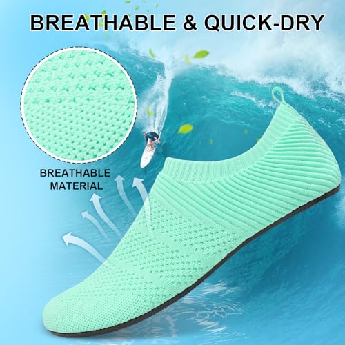 Womens Mens Water Shoes Barefoot Breathable Quick-Dry Aqua Socks for Beach Pool EssentialsSwim Surf Water Sport3