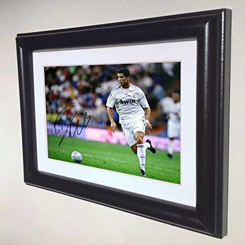 Firmado Christiano Ronaldo Real Madrid firmada Foto imagen Memorabilia SML