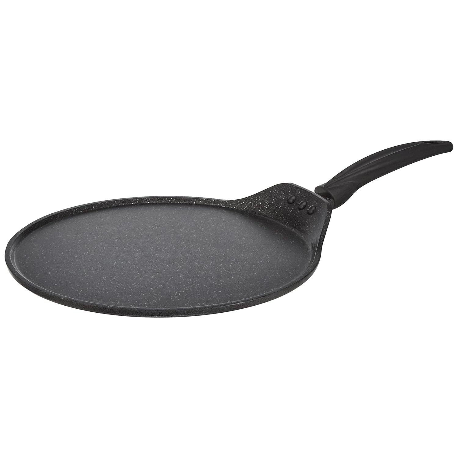 Amazon Brand - Solimo Aluminium Die Cast Tawa - 31 cms | 5 mm Thickness | Roti and Chapati Tawa with Bakelite Handle | PFOA, Lead, Cadmium and Toxin Free | Gas Stove Friendly (Black) (B0CYLZ833D) Amazon Price History, Amazon Price Tracker