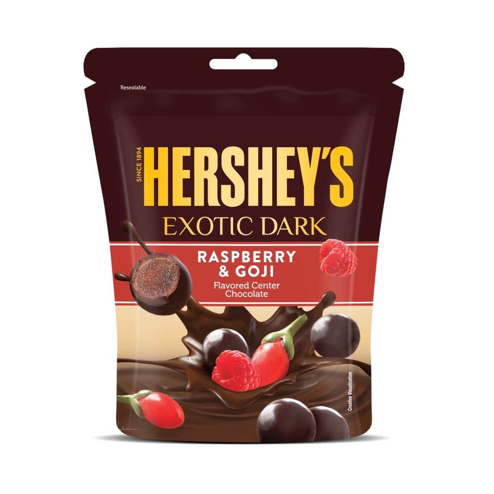 Hershey's Exotic Dark Chocolate Raspberry & Goji 100g