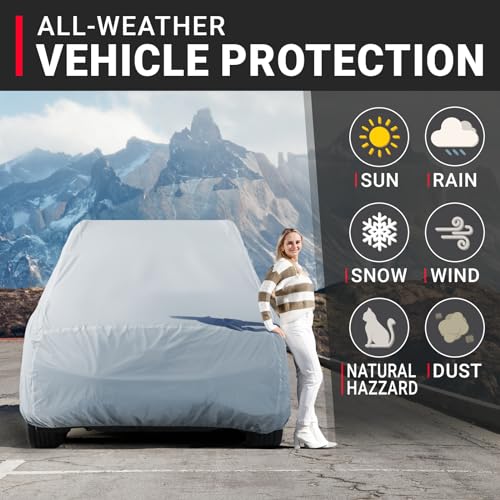 Image of iCarCover Fits 2000-2003 Suzuki Sidekick SUV Cover Automobiles Form-Fit Padded Full Exterior Waterproof Automobiles Protection Covers