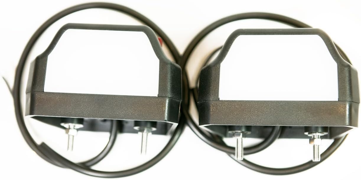 2 x Lampada da targa LED Neon 12 V 24 V con omologazione E Lampada da targa Auto SMD Posteriore Coppia