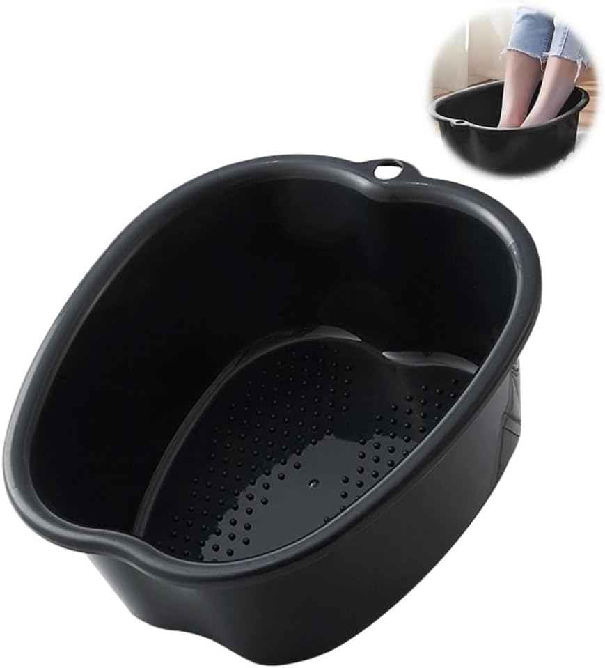 Chpbolly Foot Soaking Tub Foot Bath Basin for Soaking Large Size Sturdy Plastic Soak Feet Bucket Massager Tub Exfoliation Callus Foots Spa Bath Bucket for Women and Men
