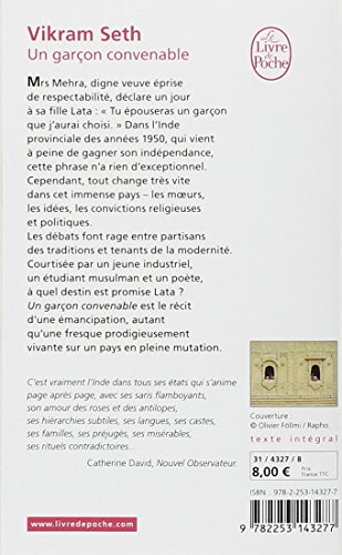 Un Garcon Convenable: Tome 1