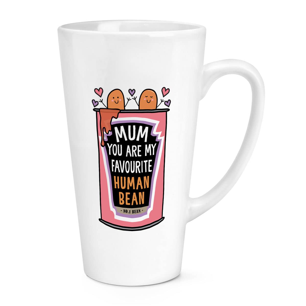 Mum You are My Favourite Human Bean 17oz Large Latte Mug Cup