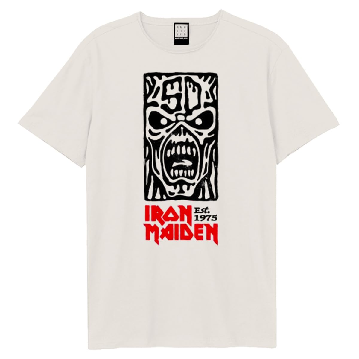 Amplified Iron Maiden - 50er Jubiläum | Kurzarm Band T-Shirt im Retro Look