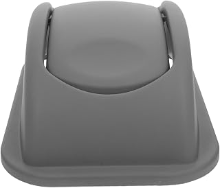 Outdoor Plastic Garbage Can Lid Trash Bin Cover Rotating Seal for Household Recycling and Trash Disposal