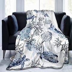 Blue Sea Turtle Coral