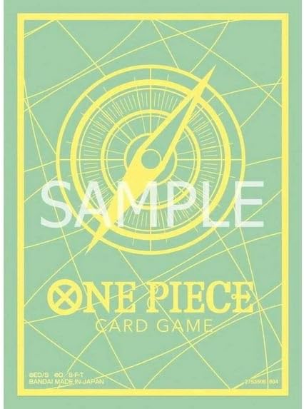One Piece TCG: Official Sleeves Set 9 - Standard Mint Green and Lemon