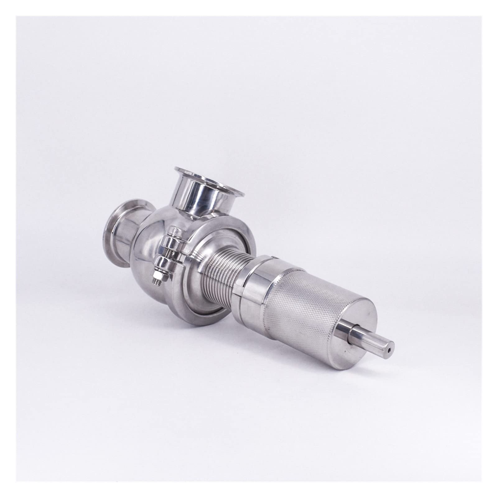 Valvola dell'acqua di collegamento senza drip 2 "TRI TI CLAMP VALVOLA DI SICUREZZA DI SICUREZZA SICURATORE SICURO SICURO 304 Acciaio inossidabile Acciaio inossidabile Gas liquefatto