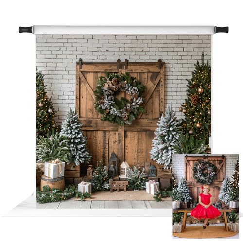 Toile de fond Noël Kate antireflet 2,4x2,4m pour un portrait de studio réussi