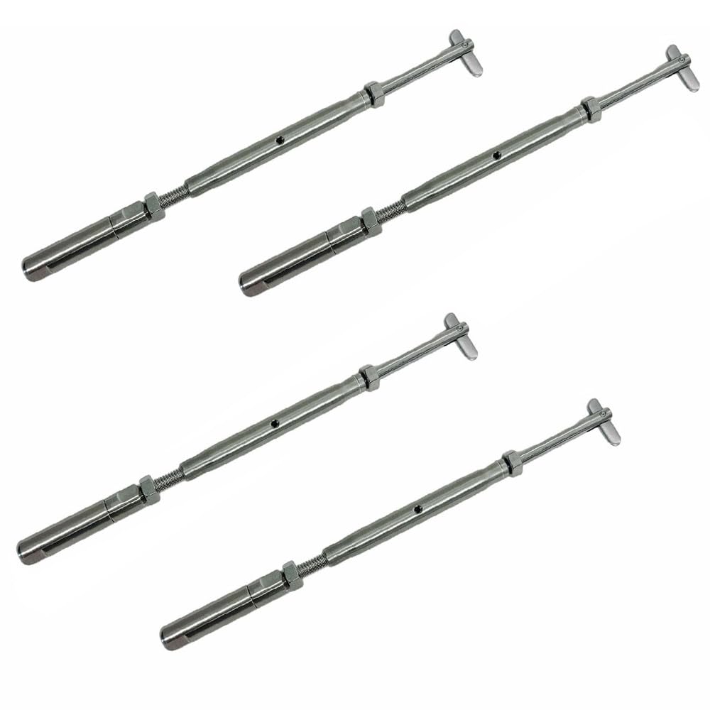 4 Pc Marine Stainless Steel 3/16