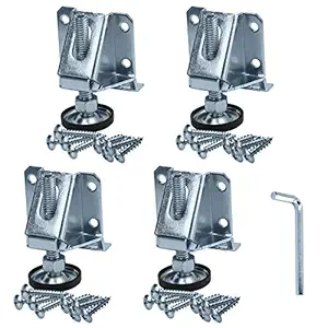 Rok Hardware 4 Pack Heavy Duty 8000 LB Capacity Adjustable Furniture Leg Leveler