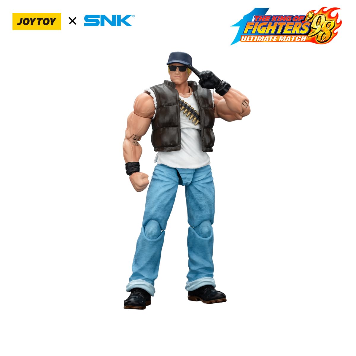 JOYTOY SNK 1/18 Action Figure KOF'98UM Ikari Warriors Team Clark