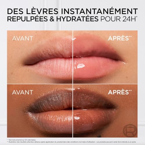 Gloss À Lèvres Repulpante Fini Teinte Cristal Clear 101 Paradise Plump 'oreal Paris Le Gloss - vue 6