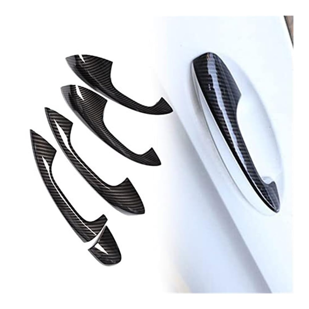 FLBZBLKASL for Benz A Class W177 A200 A220 A250 LHD Carbon Fiber Door Handle Cover Car Styling Accessory Decal Right Handle
