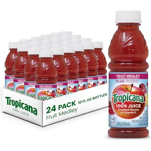 Image of Tropicana Fruit Medley 100% Juice, Single Serve, 24-pack, 10 fl oz bottles
