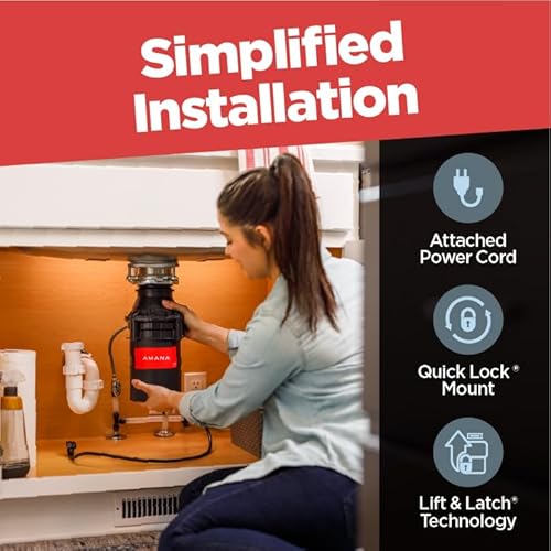 Amana A33 W/C Garbage Disposal With Power Cord thumb #3
