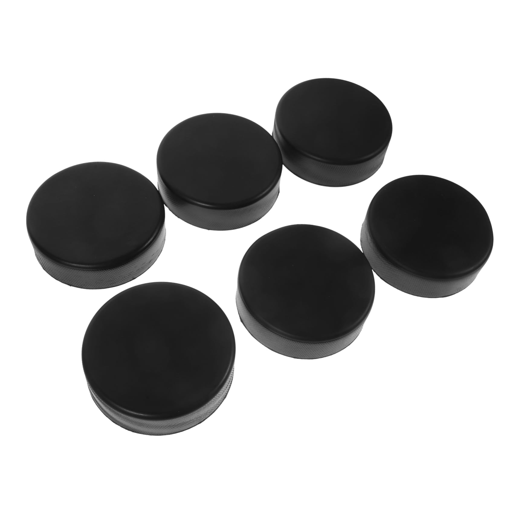 Toddmomy Palet Blades Hockey Le Hockey Rondelles De Hockey pour Débutants Rondelles De Hockey sur Air Rondelle De Hockey Réglementaire Officielle Rondelle De Sport PU Black 6pcs * 2