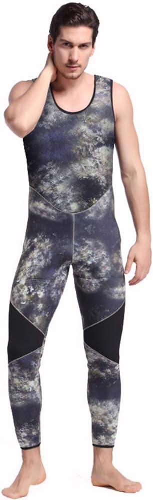 Nataly Osmann Men 5mm Spearfishing Premium Camouflage Neoprene Wetsuit Scuba Diving Suit Hoodie Snorkeling Suits - Image 5