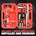 DNA MOTORING DSG Clutch Installer Remover Kit, Double Clutch Tool Fit Compatible with VAG VW Audi 7 Speed DSG Clutch, TOOLS-00554