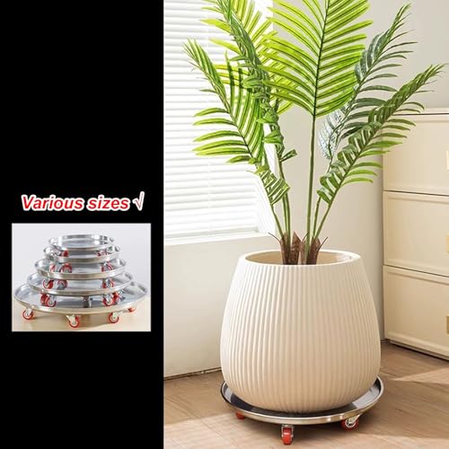 Plateau plantes à roulettes 37cm pour rempotage d'objets lourds - 5