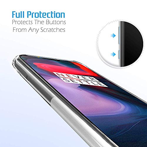 Image of TheGiftKart Back Cover for OnePlus 6 (TPU, Silicone | Transparent)