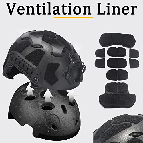 Auriculares Bluetooth tácticos con casco de airsoft y montura NVG completa 5