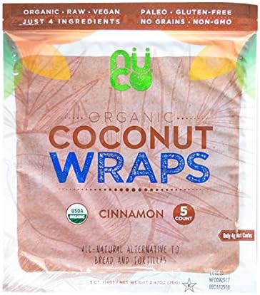 NUCO Organic Cinnamon Coconut Wraps