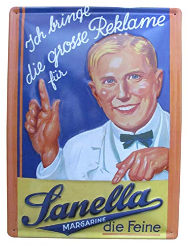 Sanella Margarine- Blechschild 39 x 29 cm Cover
