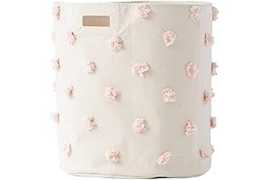 Pehr Baby Pom Pom Hamper in Blush