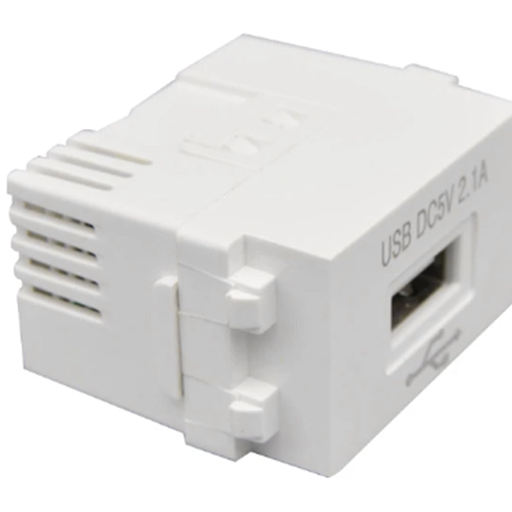 Modulo di alimentazione USB, presa 220 V, trasformatore 5 V, 2,1 A, presa USB, adattatore interruttore, 1 pezzo