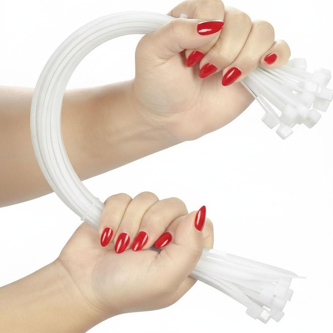 14 inch cable ties, 100 pieces // 350mm * 4.2mm Zip ties // Self Locking Cable Tie // Nylon Zip Tie 14" // Strong Wire Fastener Organizer with Teeth Grip // Heavy Duty & Heat Resistant-image-17