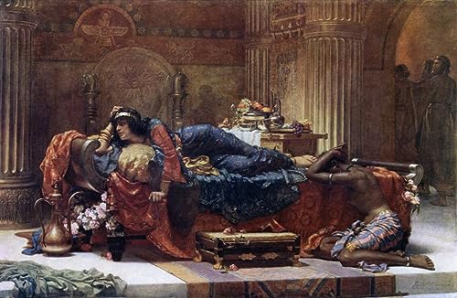 Affiche Toile Reine Vashti - Impression d'art élégante pour sublimer votre salon