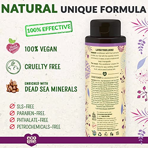 Ecolove 737 Natural Conditioner For Dry Damaged Hair And Color Treated Hair - With Natural Lavender Extract thumb #1