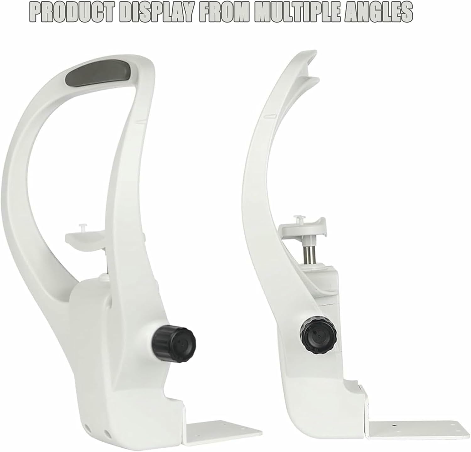 Forehead Support Optometry Accessories, Curved Chin Rest Lifting Bracket, with Adjustment Knob, for Auto Refractometer, Vision Training, Optical Instrument
