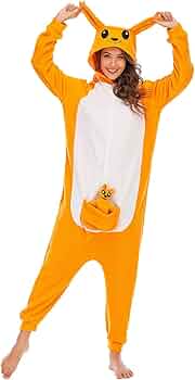 Pigiama Intero Animali Unisex Adulto - Costume Carnevale Halloween, Tuta Peluche, Divertente E Comodo - Foto 5