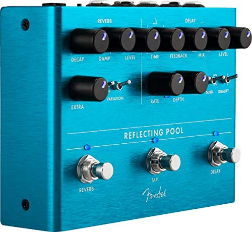 Fender® »REFLECTING POOL« Delay/Reverb Pédale d’effet pour Guitare - Les Beatles, Paul McCartney, John Lennon, RIngo Starr, George Harrison Fender® »REFLECTING POOL« Delay/Reverb Pédale d'effet pour Guitare – Image 4