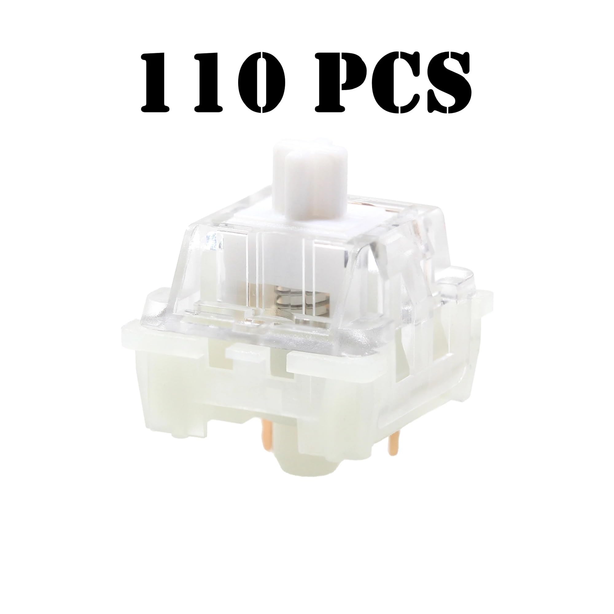 Generico V3 Switches Tastiera meccanica Interruttore lineare 3 pin Custom Gaming compatibile Interruttore MX Hot Swap(110 PCS)