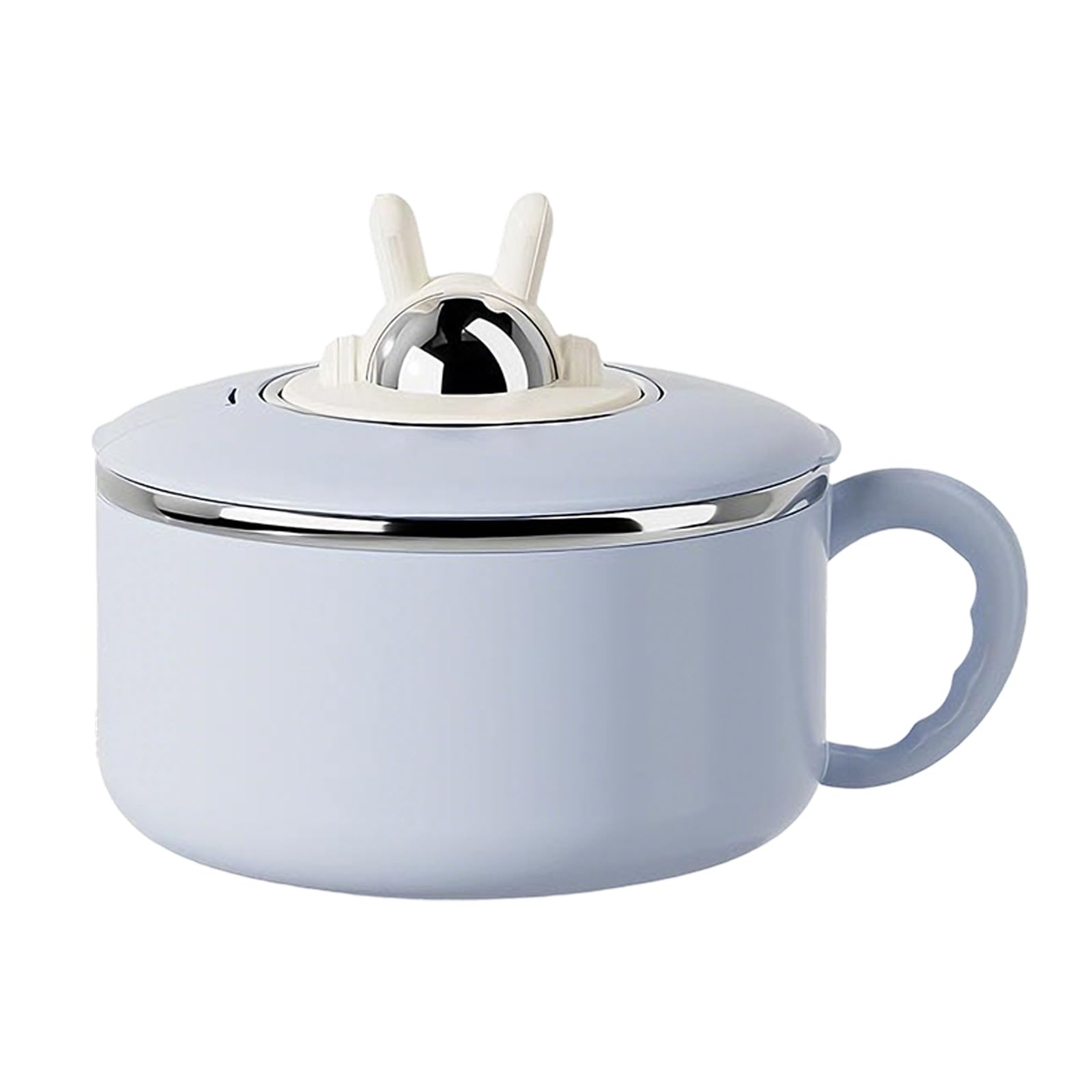 LUCKGONI 304 Stainless Steels Noodles Bowl With Lid Leak Tableware For Dorm Travel Portable Soup Container