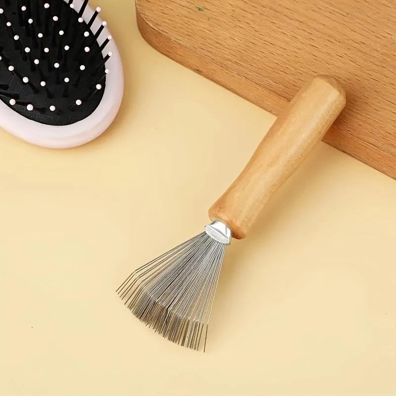 1 pinza de limpieza de peine, cepillo de limpieza con cojín de aire, herramienta para limpiar el cabello, herramienta de limpieza de cepillo - 3